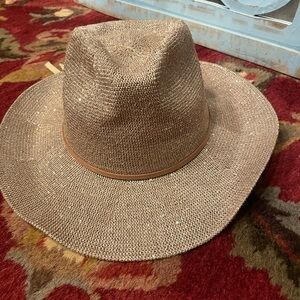 Anthropologie Tan Woven Hat